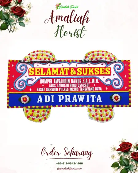 Papan Bunga Ucapan Selamat Samalanga